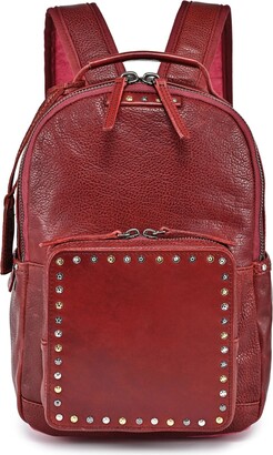 Old Trend Out West Leather Crossbody Bag - Red