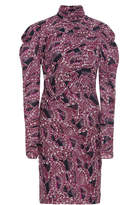 Thumbnail for your product : Isabel Marant Jisola Ruched Printed Jersey Mini Dress