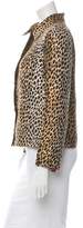 Thumbnail for your product : Dolce & Gabbana Silk Cheetah Print Jacket