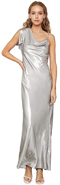 bcbg silver dress