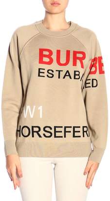 Burberry Sweater Acheron Knit Sweater In Wool With Lettering