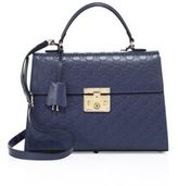 Thumbnail for your product : Gucci Padlock Medium GG Leather Top-Handle Bag
