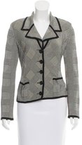 Thumbnail for your product : Herve Leger Houndstooth Knit Jacket