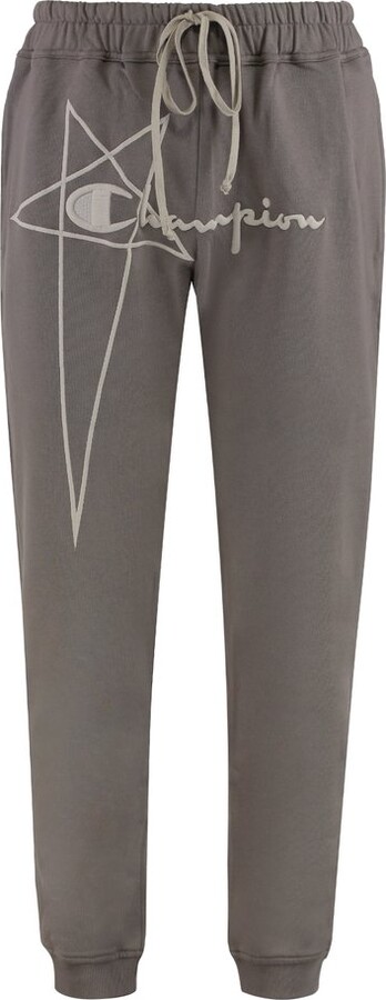 Rick Owens X Champion Logo-Embroidered Drawstring Track Pants