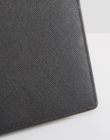 Thumbnail for your product : ASOS Leather Wallet In Black With Saffiano Emboss