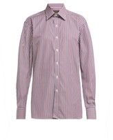 Thumbnail for your product : Emma Willis Striped Cotton Shirt - Red Navy