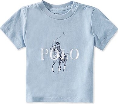 Ralph Lauren Baby Boys Short Sleeve Big Pony Cotton Jersey T-Shirt