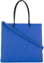 Thumbnail for your product : Moschino logo embossed tote