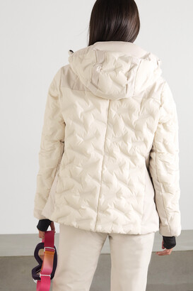 Kjus Ela Hooded Quilted Ski Jacket - Off-white - ShopStyle
