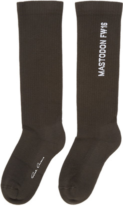 Rick Owens Grey Mastodon Socks