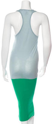 Diane von Furstenberg Colorblock Midi Dress