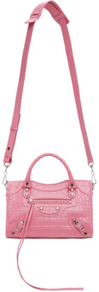 balenciaga city mini pink