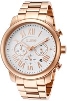 Thumbnail for your product : A Line Women's Amor Chronograph White Dial Rose Gold Tone IP Stainless Steel
