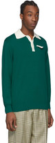 Thumbnail for your product : Casablanca Green Knit Polo