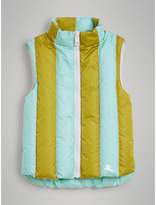 Thumbnail for your product : Burberry Striped Showerproof Down-filled Gilet