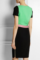 Thumbnail for your product : Tibi Roksanda Ayden color-block wool-blend crepe dress