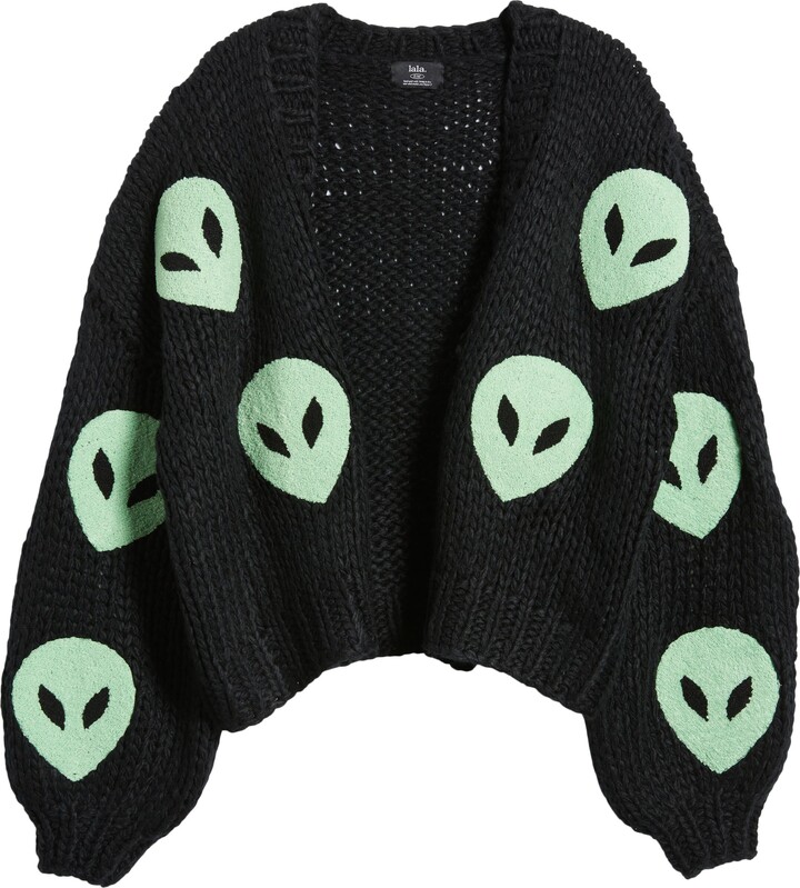 Dressed in Lala Visionary Alien Cardigan ShopStyle
