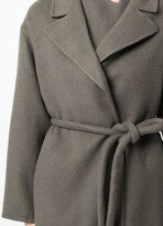 Thumbnail for your product : GOEN.J Peak-Lapel Belted Coat