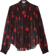 Thumbnail for your product : Equipment 'Jaslyn' floral print oversized silk shirt