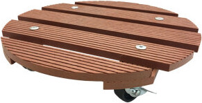 Arlmont & Co. Wagner Design Yourself 11.4" Round WPC Plant Caddy Jansen