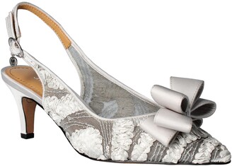 gray slingback heels