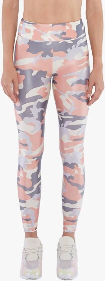 Koral Lustrous High Rise Legging In Pink Camo