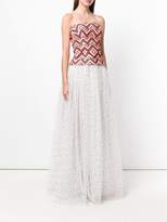 Thumbnail for your product : Ermanno Scervino long strapless gown