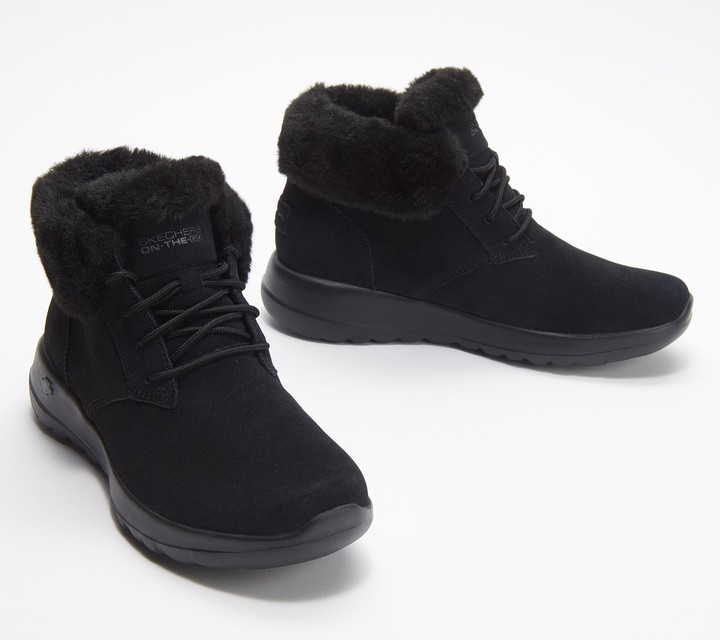 skechers on the go joy lush ankle boot