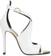 Thumbnail for your product : Marc Ellis Shiny White Leather Sandals