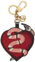 Thumbnail for your product : Gucci Heart and Kingsnake keychain
