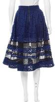 Thumbnail for your product : Alice + Olivia Flared Lace Skirt