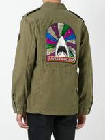 Thumbnail for your product : Saint Laurent Sweet Dreams shark patch military jacket