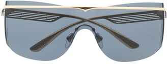 Bvlgari Tinted Mask-Frame Sunglasses