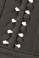 Thumbnail for your product : Eres Close Up Mirella Braid-trimmed Swimsuit