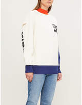 Thumbnail for your product : Puma X ADER ERROR contrast-panel stretch-jersey sweatshirt