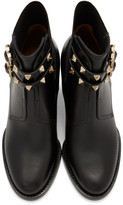 Thumbnail for your product : Valentino Black Garavani Beatle Rockstud Heeled Ankle Boots