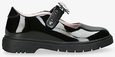 Lelli Kelly Kids Black Kids' Zoey Scarpa Patent-Leather School Shoes Eur 27 / 9 Uk Kids