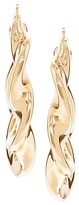 Thumbnail for your product : Loeffler Randall Indya Metal Twisted Hoop Earrings