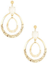 Thumbnail for your product : Gerard Yosca Stone Hoop Earrings