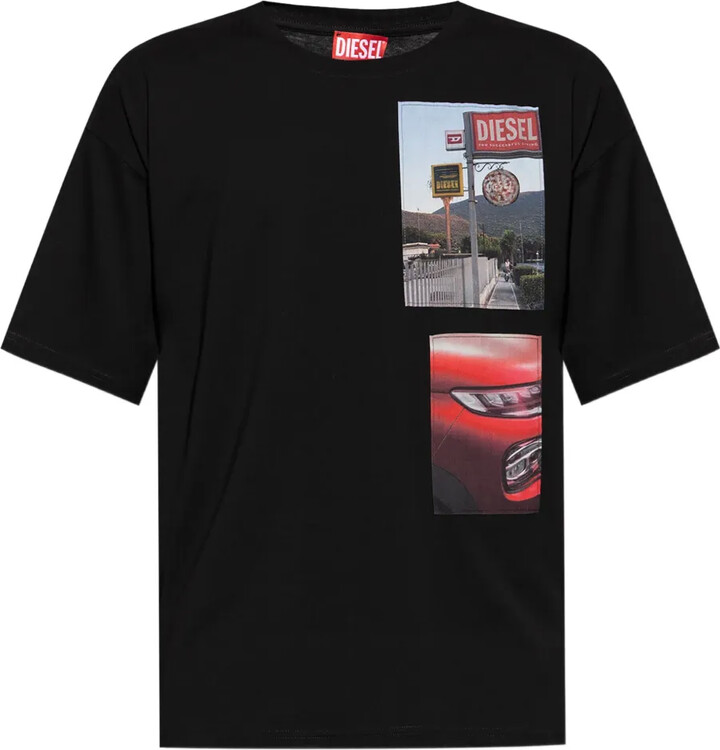 Diesel photographic-print T-shirt