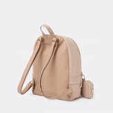 Thumbnail for your product : River Island Girls Pink RI monogram chain trim backpack