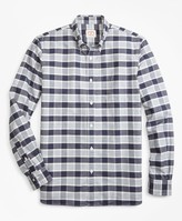 Thumbnail for your product : Brooks Brothers Plaid Supima Cotton Oxford Sport Shirt