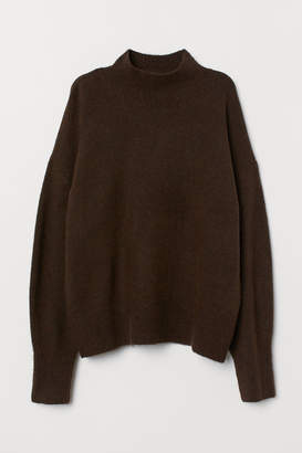H&M Fine-knit Sweater - Brown