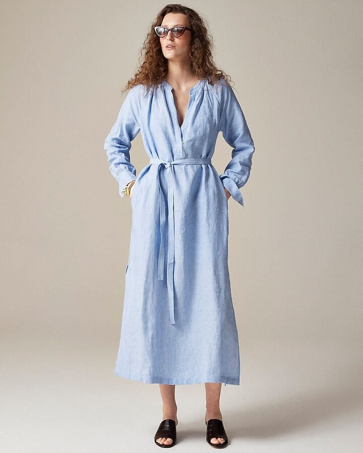 J.Crew Cabana dress in linen