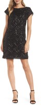 Thumbnail for your product : Eliza J Extended Cap Sleeve Sequin Sheath Dress