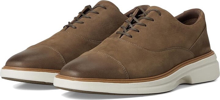 Cole Haan Originalgrand Cityspectre Captoe Oxfords Men's Slip on Shoes Irish Coffee Nubuck/Dark Natural/Truffle : 10.5 D - Medium, Leather