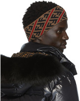 Thumbnail for your product : Fendi Brown and Red Forever Headband