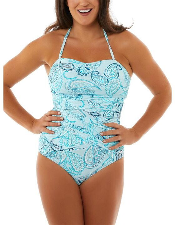 Seaspray Rosalind Paisley Bandeau - ShopStyle One Piece Swimsuits