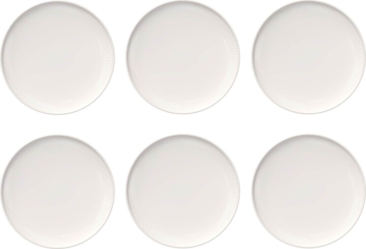Villeroy & Boch Set of 6 Porcelain Afina Salad Plates