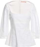 Thumbnail for your product : Brock Collection Stretch-cotton Poplin Peplum Top